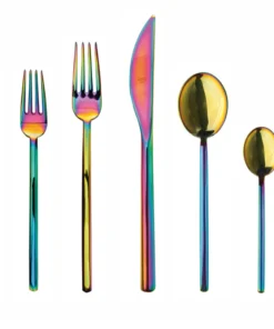 Mepra DUE RAINBOW 5 PIECE FLATWARE