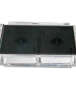 Luxe Dominoes GAMES & GADGETS PLAYING CARD ACRYLIC SET | ASSORTED