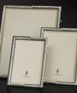THE HOME DECO TWIST FRAME | PLATINUM | L'OBJET