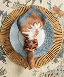 Kim Seybert THE TABLE PAVILLION NAPKIN RING SET 6 Kim Seybert THE TABLE PAVILLION NAPKIN RING SET