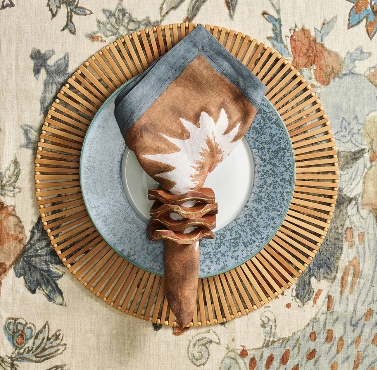 Kim Seybert THE TABLE PAVILLION NAPKIN RING SET 3 Kim Seybert THE TABLE PAVILLION NAPKIN RING SET