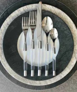 Capdeco/BIA Cordon Bleu CLEAR ZOE 5-PIECE SET FLATWARE