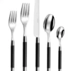 Capdeco/BIA Cordon Bleu CONTY 5 PIECE FLATWARE SET | BLACK WOOD