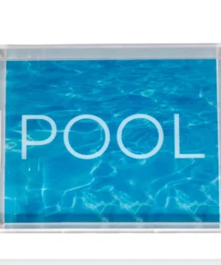 EYE CANDY POOL TRAY WITH HANDLES EYE CANDY ACRYLIC By CH