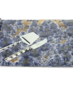 Michael Wainwright BOREALIS HANDLED SERVING TRAY | BLUE