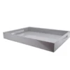 Addison Ross CHIFFON GRAY LACQUERED TRAY | XL THE HOME