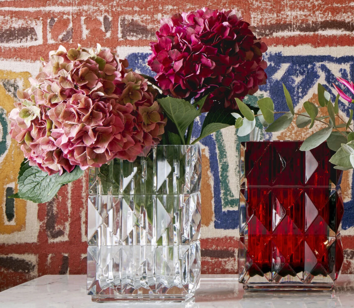 Baccarat LOUXOR RECTANGULAR VASE 2 Baccarat LOUXOR RECTANGULAR VASE