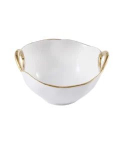 Pampa Bay SERVING GOLD HANDLE SNACK BOWL