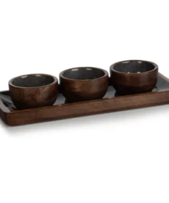 Zodax SERVING SEDONA CONDIMENT SET & TRAY