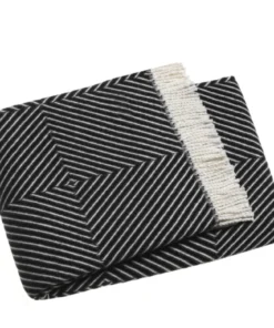 A Soft Idea GRAPHIC SQUARES THROW | VARIOUS COLORS THE HOME