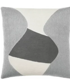 Judy Ross Textiles PILLOWS TOTEM PILLOW SILVER | 18 X 18