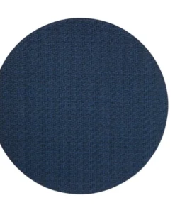 Bodrum THE TABLE WICKER EASY CARE PLACEMAT | ROUND | NAVY