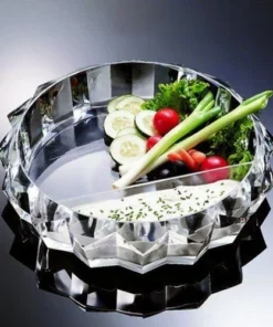 William Bounds/Grainware -Jol ARIA ACYRLIC CHIP & DIP BOWL