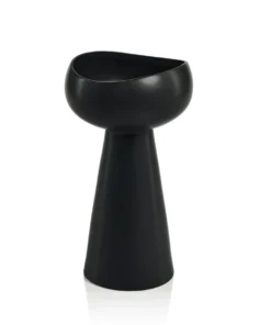 Zodax CANDLELIGHT LAGUNA TAPER PILLAR CANDLEHOLDER BLACK