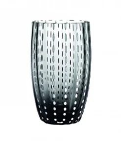 Zafferano America DRINKWARE PERLE BEVERAGE GLASS | GREY | SET OF 2
