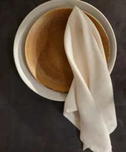 L'Objet LINEN SATEEN NAPKINS WHITE | SET OF 4 THE TABLE