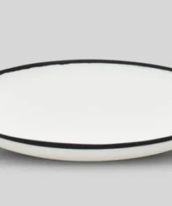 Tina Frey Designs SERVING RIMMED PLATTER | TINA FREY | BLACK