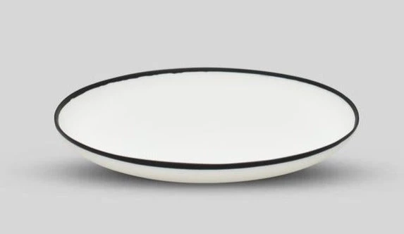 Tina Frey Designs SERVING RIMMED PLATTER | TINA FREY | BLACK 1 Tina Frey Designs SERVING RIMMED PLATTER | TINA FREY | BLACK