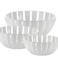 Guzzini THE SUMMER SHOP GLAZE BOWLS WHITE