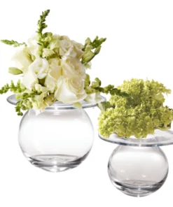 Global Views WATER DROP VASES | CLEAR -