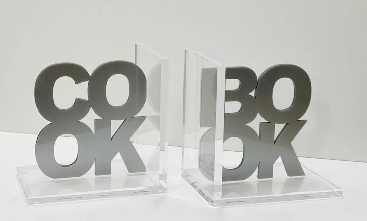 EYE CANDY BOOKS & BOOKENDS COOK BOOK BOOKEND SET 2 EYE CANDY BOOKS & BOOKENDS COOK BOOK BOOKEND SET