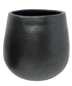 MooMoo Designs TEXTURED BLACK VASES THE HOME