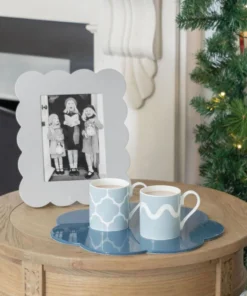 Addison Ross SCALLOPED FRAME | CHIFFON GREY THE HOME