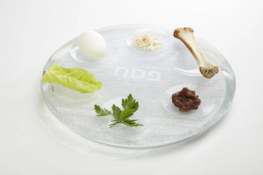 Apeloig Collection ACRYLIC SEDER PLATE JUDAICA 5 Apeloig Collection ACRYLIC SEDER PLATE JUDAICA