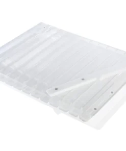 Apeloig Collection STRIPED ACRYLIC CHALLAH BOARD & KNIFE | VARIOUS JUDAICA