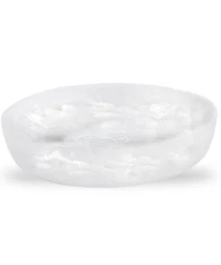 Nashi Home SERVING SWIRL RESIN ROUND BOWL | WHITE | VARIOUS SIZES 5 Nashi Home SERVING SWIRL RESIN ROUND BOWL | WHITE | VARIOUS SIZES