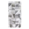 Bodrum GEO LINEN NAPKIN SILVER THE TABLE