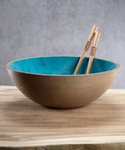Zodax SEYCHELLES MANGO WOOD SERVING BOWL