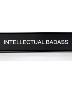 He Said, She Said NAMEPLATE | INTELLECTUAL BADASS