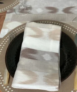 Bodrum IKAT NAPKIN NEUTRAL | SET OF 4