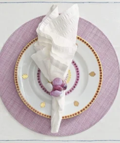 Kim Seybert SEERSUCKER NAPKIN WHITE