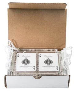 Luxe Dominoes PLAYING CARD WOOD TOP SET | BLACK