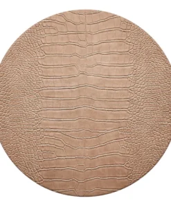 Kim Seybert CROCO PLACEMAT BEIGE THE TABLE