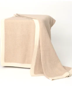 Hangai Mountain Textiles FISHERMAN’S CASHMERE THROW | TWO TONE