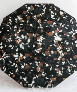 THE TABLE TERRAZZO PLACEMAT | BLACK | TISCH NEW YORK
