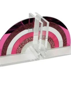 EYE CANDY RAINBOW ACRYLIC BOOKENDS | PINK