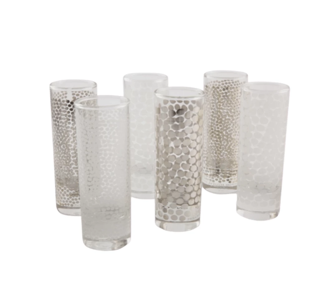 Arbiter DRINKWARE DOTTI VODKA SHOT GLASS SET 2 Arbiter DRINKWARE DOTTI VODKA SHOT GLASS SET