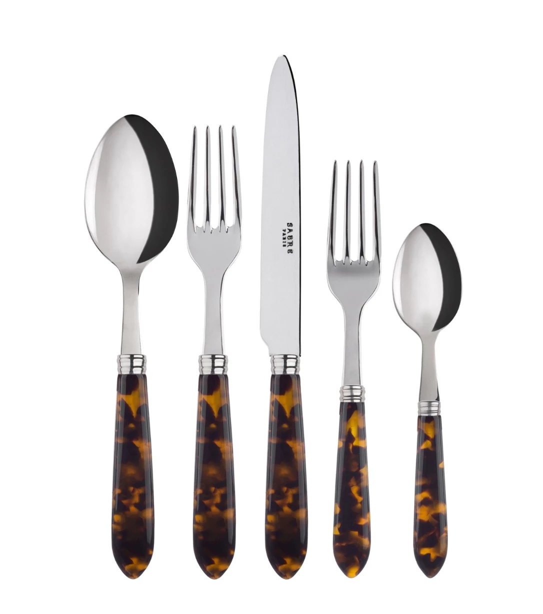 Sabre TORTOISE 5 PIECE FLATWARE 1 Sabre TORTOISE 5 PIECE FLATWARE