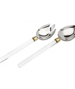 Godinger (GOD) ACRYLIC HANDLE SALAD SERVERS