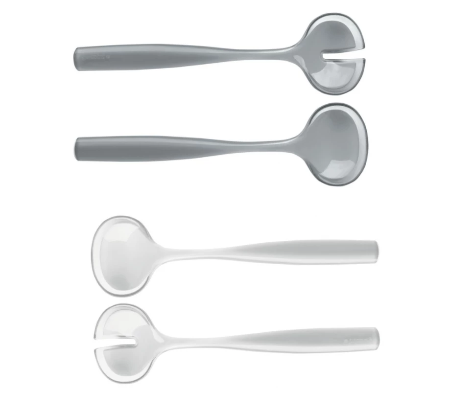 Guzzini THE SUMMER SHOP GLAZE ACRYLIC SALAD SERVERS 1 Guzzini THE SUMMER SHOP GLAZE ACRYLIC SALAD SERVERS