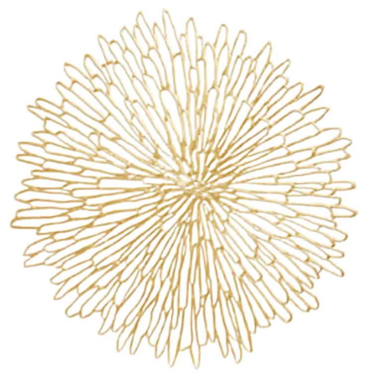 Chilewich THE TABLE BLOOM PLACEMAT GILDED 2 Chilewich THE TABLE BLOOM PLACEMAT GILDED