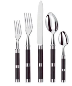 Alain Saint-Joanis CARLA 5-PIECE FLATWARE | EBONY