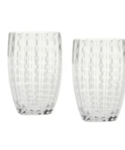 Zafferano America PERLE BEVERAGE GLASS | WHITE | SET OF 2 DRINKWARE 5 Zafferano America PERLE BEVERAGE GLASS | WHITE | SET OF 2 DRINKWARE