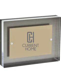 Tizo THE HOME METALLIC BLOCK FRAME | SILVER BACKING