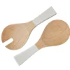 Be Home MANGO WOOD & ENAMEL JUMBO SALAD SET SERVING