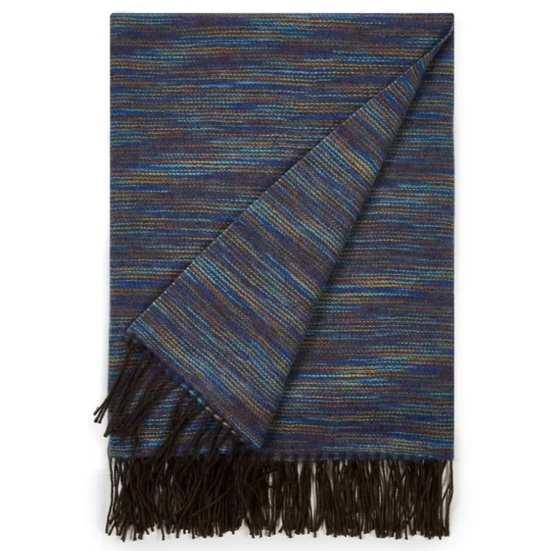 Missoni Home MISSONI ALVARO THROW BLUE THE HOME 2 Missoni Home MISSONI ALVARO THROW BLUE THE HOME
